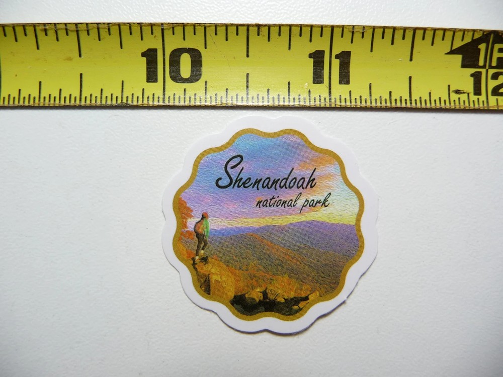 TINY SHENANDOAH VIRGINIA #1 SMALL STICKER DECAL NATIONAL PARK COLLECTIBLE