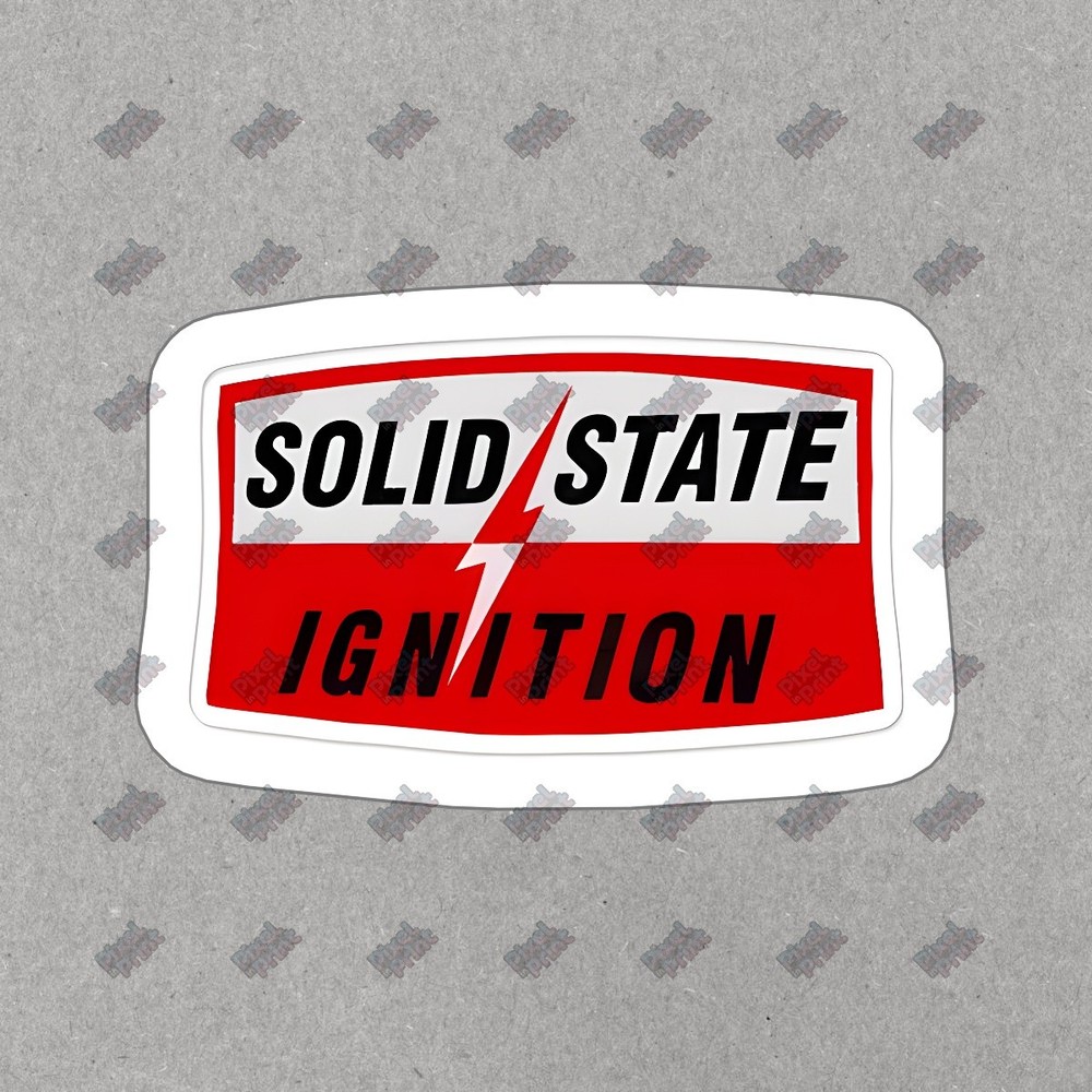 Solid State Ignition Vinyl Sticker Automotive Decal Perfect for Car #598804