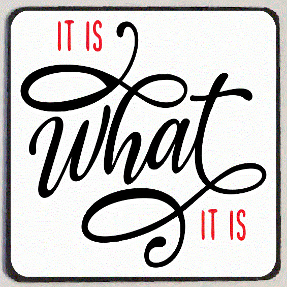 It is what it is Refrigerator Magnet M228