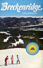 17048.Wall Decor Poster.Interior Art.Travel Colorado Winter Sports Breckenridge