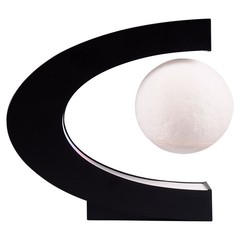 Creative C Shape Maglev Moon Night Lighs Lamp 360 Degree Rotation Floating Lamp
