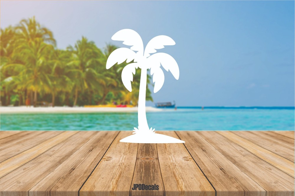 Vinyl Decal Palm Tree Style #4 Transfer Sticker Premium Quality Outdoor Vinyl