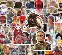 25/50 Stanley Kubrick Movies Sticker Pack – Matte Vinyl – Clockwork Shining 2001