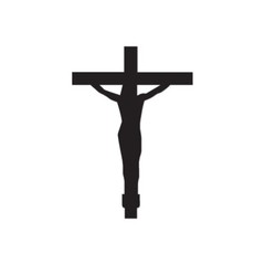 Christian Cross Jesus – Vinyl Decal Sticker – Multiple Color & Sizes – ebn170