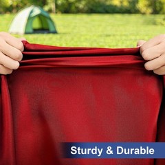 Rectangle Table Cloth Cover, Waterproof Polyester Elastic Fitted Tablecloth,