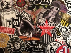 Grunge Rock Sticker Lot – Kurt Cobain Sub Pop Records Stone Temple Pilots