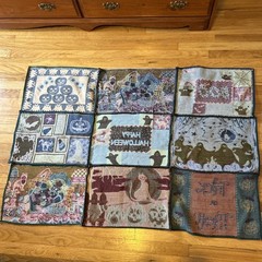 Halloween Patchwork Tapestry 36”x52” Retangular Table Topper Wall Hanging