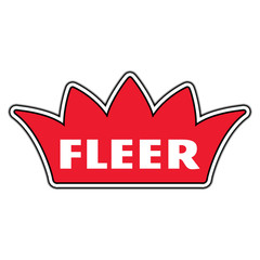 Fleer Grading Logo #1 Sticker Waterproof Vinyl Decal Die-Cut Car Laptop