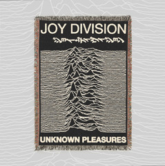 Unknown Pleasures Punk Minimalist Avantgarde Joy Division Melvins Woven Blanket