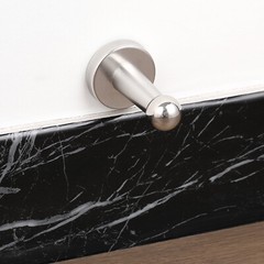 Magnetic Door Stopper Stainless Steel Wall/Floor Mounted Holder for Home Office