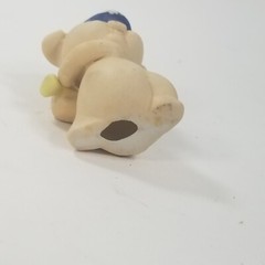 Pig Baseball Player Batter Cap Hat Animal Model Figure Decoration Small