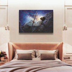 Jesus Worlds Without End Wall Art, Greg Olsen Christian Canvas Poster