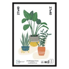 Mainstays 27» x 40» Black Basic Poster Frame