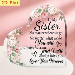 2D flat acrylic irregular shaped ornament, mysterious surprise gift box, gift