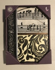 New Music Note & Scrolls Wall Plaque – 6” X 8” 2011 Kohls Home Decor – New View