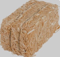 Mini Straw Bale, 2.5in x 2.5 in x 3.5 in, Great For Holiday Decorating