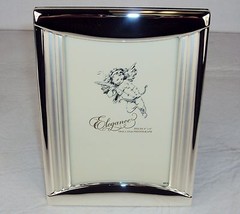 4″ X 6″ Stainless Steel Desktop Photo Frame ~ Elegance, Bi-Directional ~ FR-154