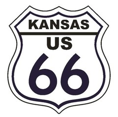 Kansas RT 66 Route 66 Sticker MADE IN THE USA D2885