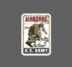 Airborne Sticker U.S Army Waterproof NEW – Buy Any 4 For $1.75 EACH Storewide!