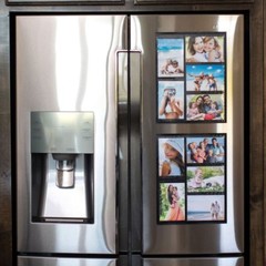 Fridge Magnetic Picture Collage Frames by Wind & Sea, Displays 10 – 4×6 Photos