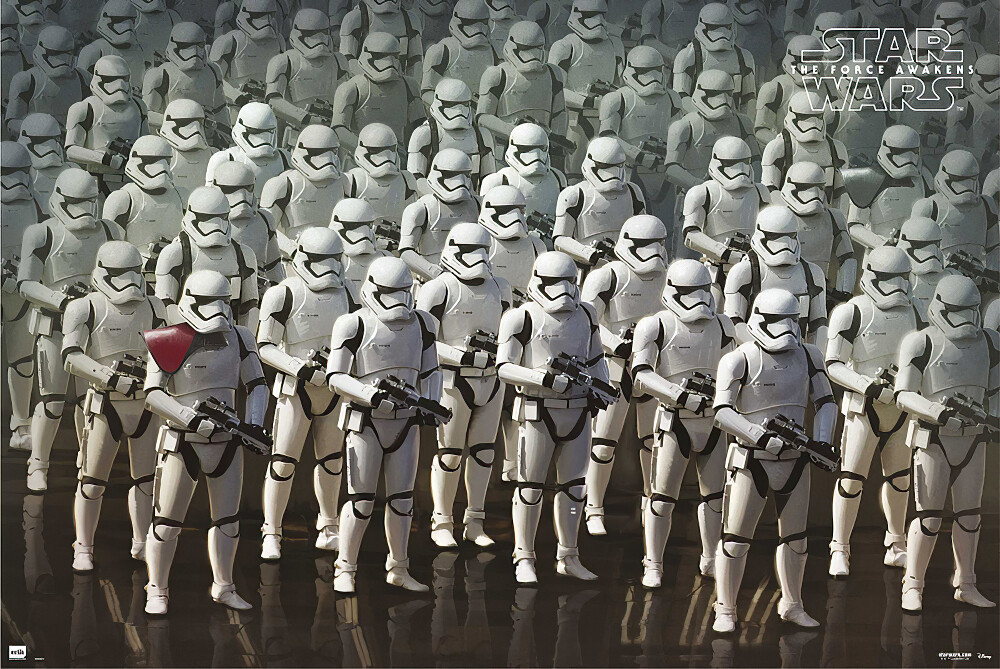 Star Wars: Episode VII – The Force Awakens – Movie Poster (Stormtroopers)