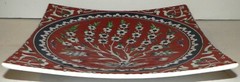 Firca Ceramics Handmade Iznik & Ottoman Plate Bowl Turkish Signed 8.5″