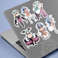 Darkstalkers Waifu Vinyl Sticker Waifu Anime Manga Kawaii Laptop Skateboard Car
