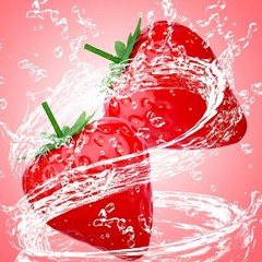 1 PCS 13 Inch Huge Fake Strawberry Decoration Lifelike Plastic Fruit Prop
