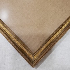 Ornate Picture Frame 8×16 Gold Embossed Wood Traditional Classic Wall Decor