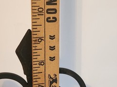 Vintage Gothic Ornate Scroll Work Wrought Iron Door Topper Wall Decor #2