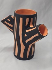 HAY Richard Woods Tree Trunk Stoneware Vase 5.625″ Denmark