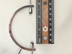 Display Stand CALIPER Type Adjustable Chrome Medium Size