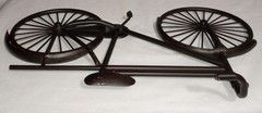 BICYCLE Metal Wall Art 18″ long 12” tall Home Decor Brown 2+ Pounds – Unbranded