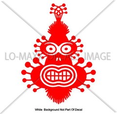 Space Monkey Unique Graphic Design Various Sizes & Colors Die Cut Vinyl Decal
