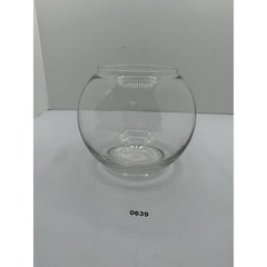 5.6″ Clear Glass Bubble Ball Vase 803 by Libbey Made In USA
