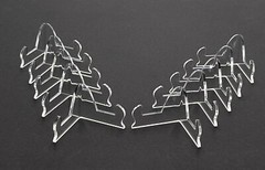 T’z Tagz Clear Acrylic Display Easels Wedding Place Card Holders 10 pack