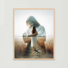 Love of Christ, Christian Art, Jesus Hugging Woman, Jesus Prints, LDS Art