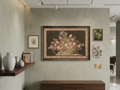 2×3 Vintage French Tapestry Wall Hanging Bedroom Floral View Décor Tapestries