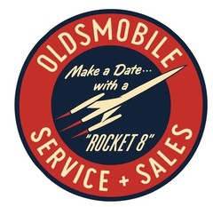 Oldsmobile Gasoline Oil Gas Pump Gas Station Racing Sticker Decal R8373