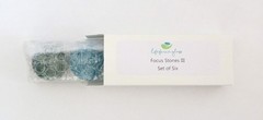 Focus Stones, 6 Inspiring, Encouraging and Motivating Single Words Imprinted on