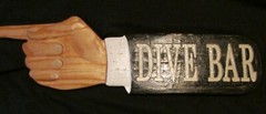 3D 23″ CARVED WOODEN SIGN POINTING FINGER CUSTOMIZED «:YOUR WORDS» PLAQUE