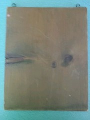 Vintage Country Chic Pig «Ham» Handpainted Wooden Sign Painting 14×11 Inches