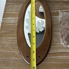 Vintage House Of Lloyd 1989 Oval Wall Mirror Set Floral Cottage Decor 3-Piece