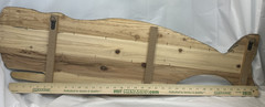 Nautical Wooden Wall Display Art Beach Ocean Humpback Beluga Whale 12″ x 38″ Art