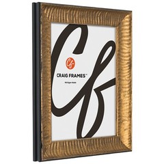 Craig Frames Safari, 1.5 Inches Wide Vintage Gold Picture Frame