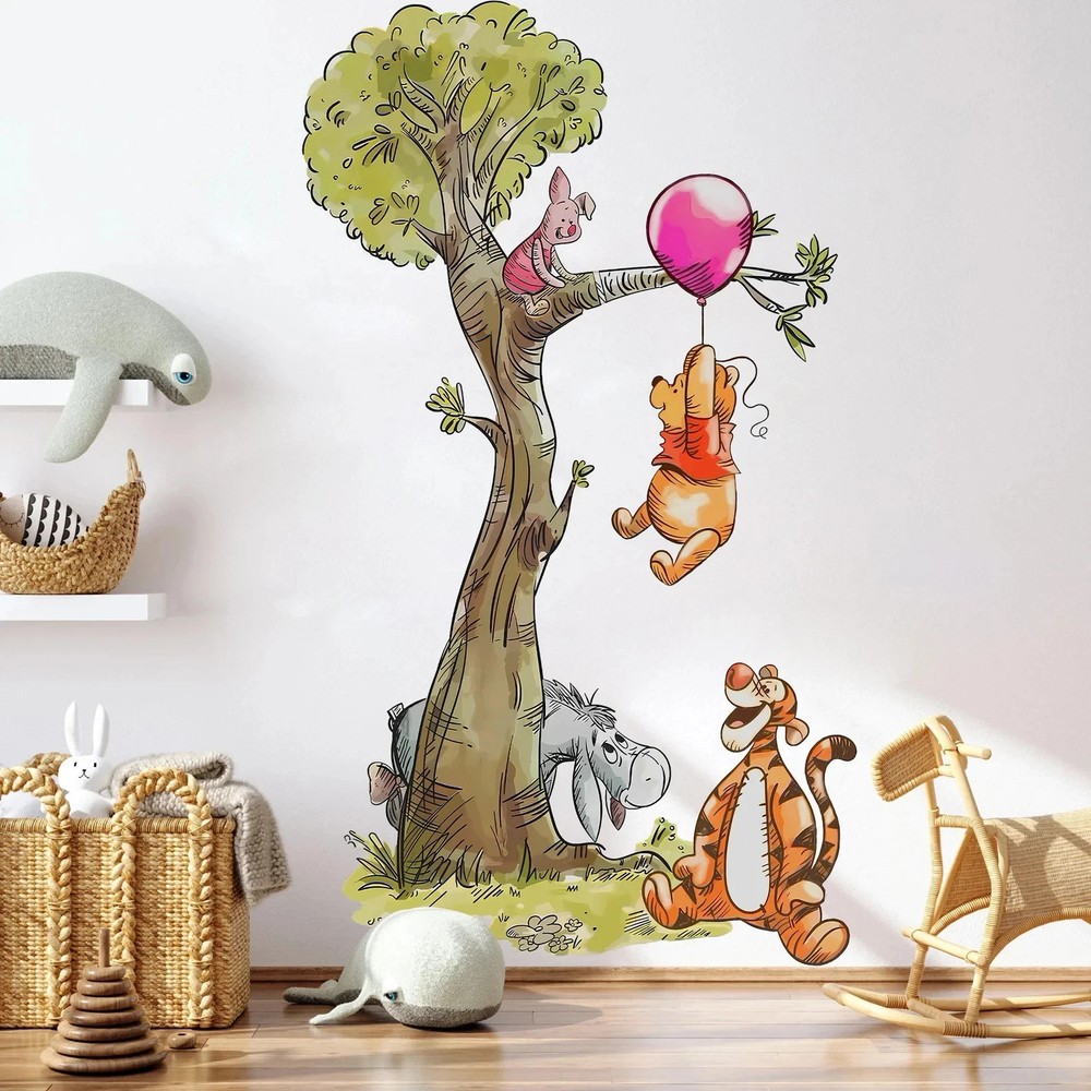 Winnie the Pooh Wall Decal Wall Sticker Kids Room Nursery Piglet Tigger Eeyore