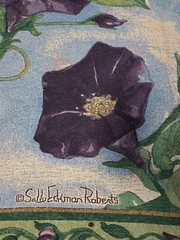 Sally Eckman Roberts Extra Large Throw/tapistry/Rug 8ft 9in X 7ft 2in , Purple