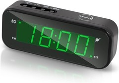 Small Digital Clock Battery Operated LED Travel Alarm Clock Battery Powered w…