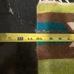 Handwoven Folk Art Textile Boho Wall Hanging Palm Tree Hut Southwestern Decor
