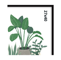 Mainstays 27×40 Basic Poster Frame, Black FREE SHIPPING